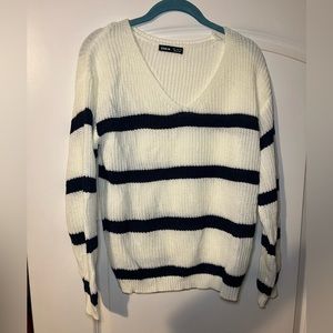 Shein striped sweater sweater size small